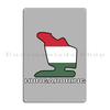 HUNGARORING HUNGARY TRACK MAP FLAG Hungaroring Grand Prix Circuit Metal Create Wall Decor Custom Design Pub Tin Sign Poster