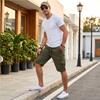 Men's Cargo Shorts Loose Fit Breathable Multi-Pocket for Street Sports and Casual Wear