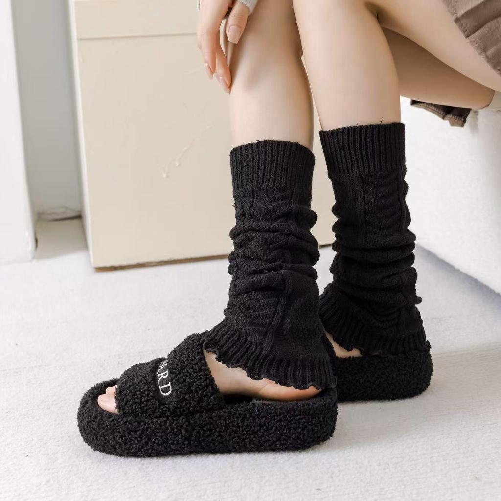 Women's Y2K Harajuku Knitted Calf & Thigh-High Socks: Autumn/Winter Ballet Leg Warmers