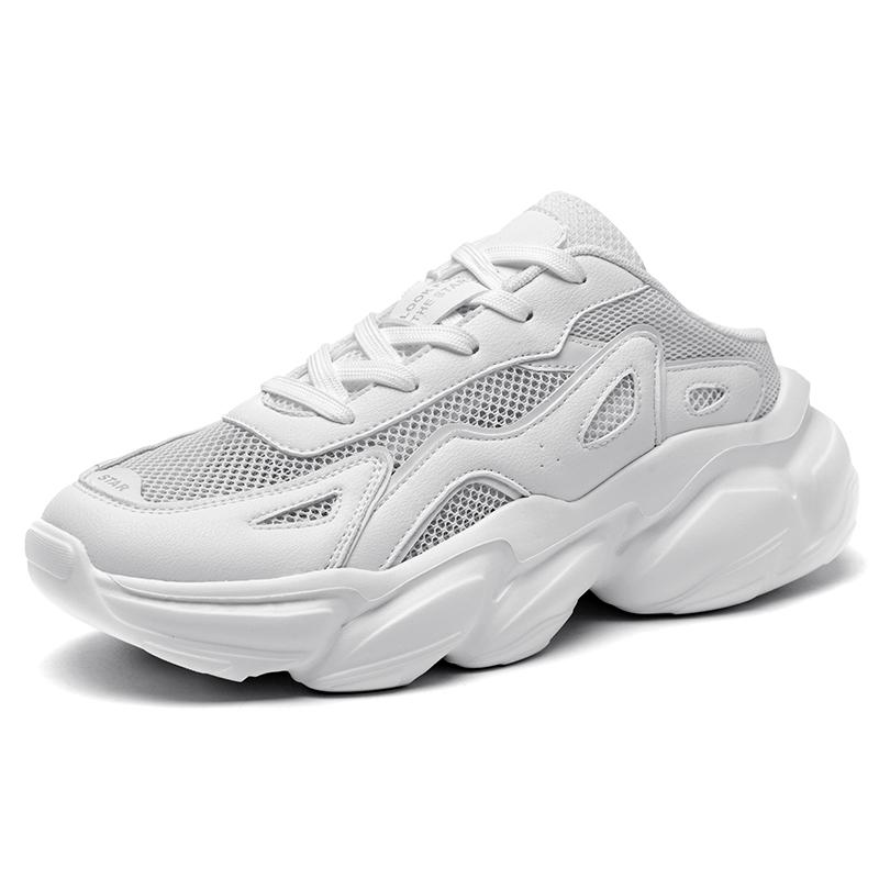 

Полуботинки для мужчин и женщин, массивные белые кроссовки класса люкс, для бега и повседневной носки, тапочки, мужские, теннисные, спортивные, женская обувь для фитнеса 5