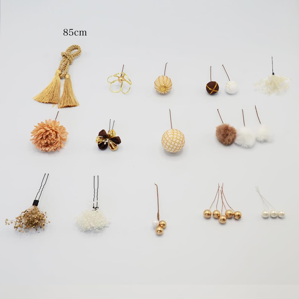 [SOMILA] [3 Colors Available] Hair Ornament for Coming-of-Age Ceremony, Graduation Ceremony, Japanese Clothing, Furisode, Kimono, Wedding,