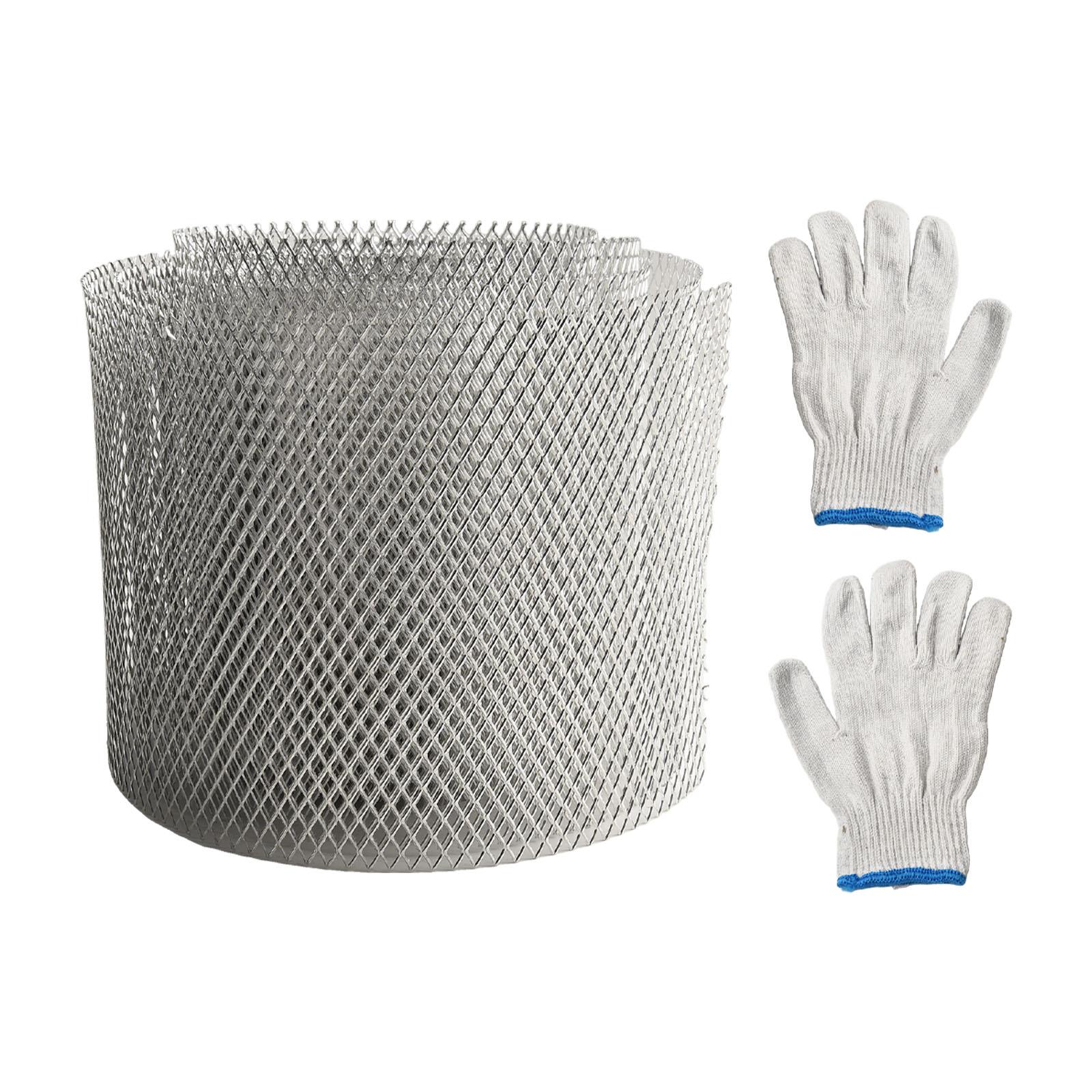 

1pc 12.7cm/15cm Aluminum Gutter Eaves Mesh For Protection Net Anti- For Leaf Net Cover Gutter Filter Guard