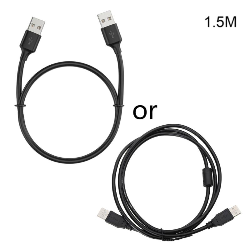 

USB2.0/3.0 A to A Male Cable Male to Male High Speed Data Cord Anti-electromagnetic Interference Cord 4.92ft/9.84ft 1