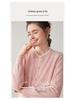 Autumn/Winter New Style Women's 100% Cashmere Knitted Two-Piece Look Cardigan Sweater