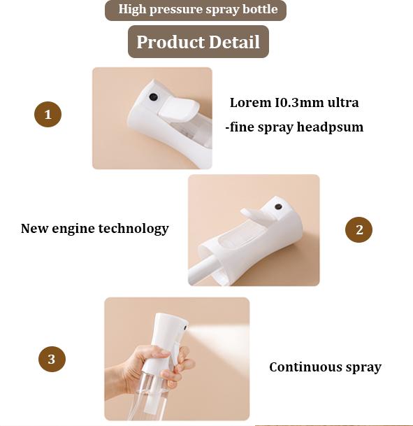 Continuous Spray Bottles - Ultra Fine Mist Sprayer | Water Spray Bottle | Hair Spray Bottles For Hairstyling, Cleaning, Salons
