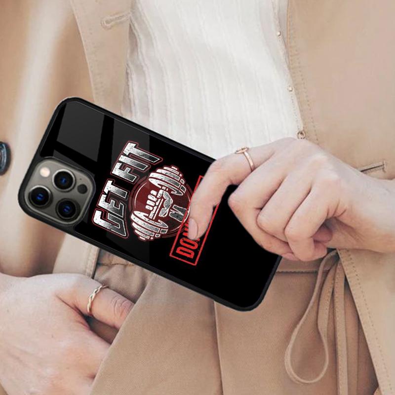 

Bodybuilding Gym Fitness Quotes Magnetic Phone Case For APPLE iPhone 17 Air 16 14 13 12 Pro Max 15 Plus Wireless MagSafe Cover iPhone 13mini