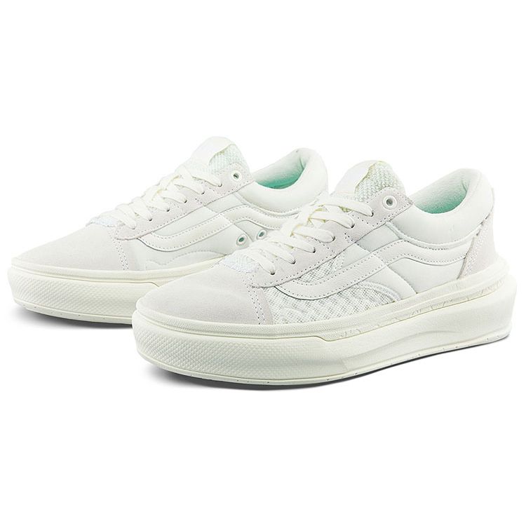 Vans Old Skool Overt Plus ComfyCush White Light Brown Unisex Sneakers VN0A4BVLQC5