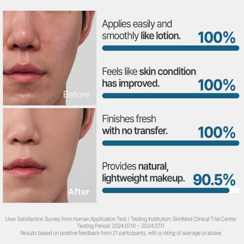 JUNGSAEMMOOL Men Slim Fit Cover Lotion 40ml, SPF50+