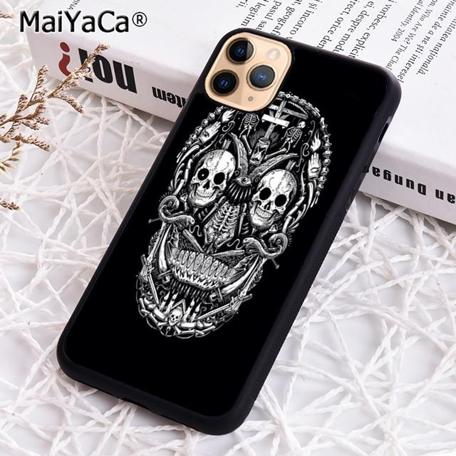 

MaiYaCa Skull dracula vampire bats horror Phone Case Cover For iPhone 17 Air 16 15 6s plus 11 12 13 14 pro max iPhone 11pro max