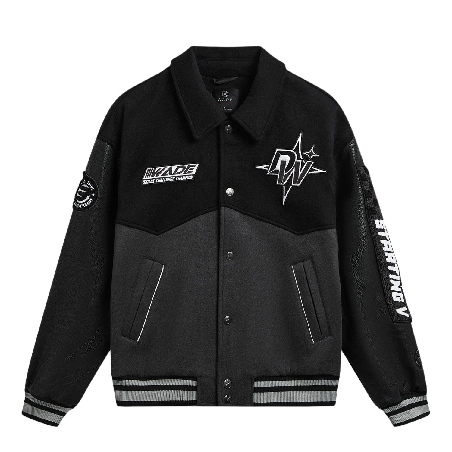 

Мужская хлопковая куртка с длинным рукавом Li Ning Wade Series, однобортная, с буквой на спине, мужские куртки AJMW067-1 M