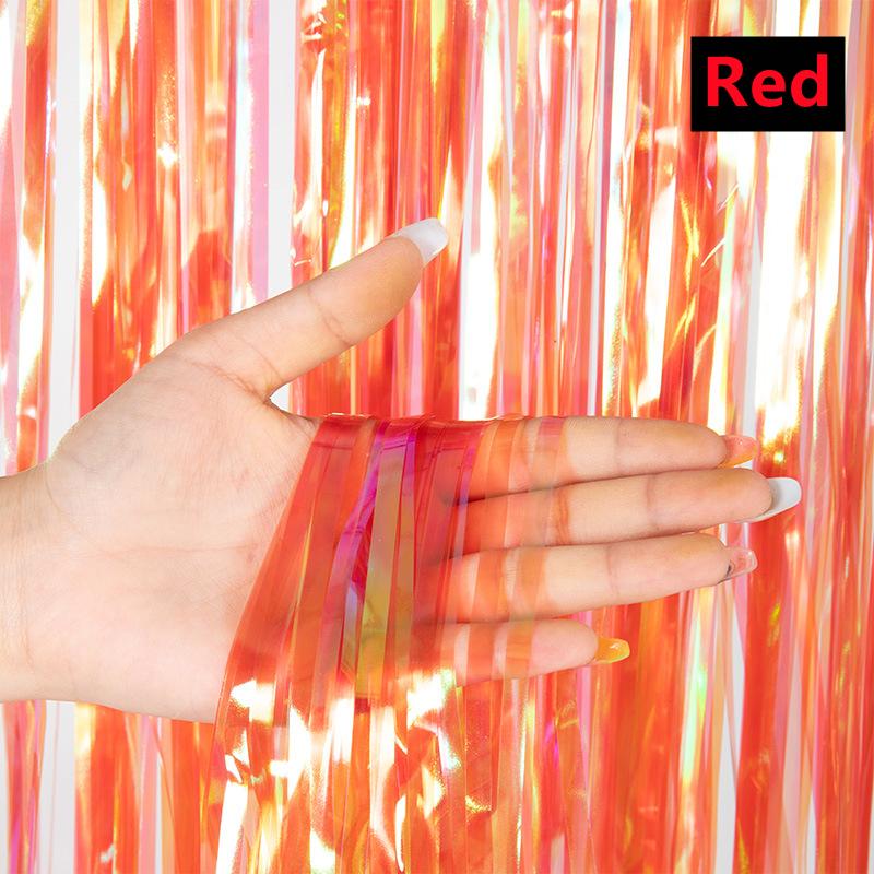 4/2/1Pack Gorgeous Backdrop Curtains Tinsel Fringe Foil Curtain Baby Shower Wedding Birthday Party Decoration Photo Booth Props