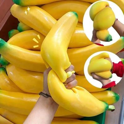 Simulation Jumbo Quetschbanane Riesiges Slow-Rebound-Spielzeug für Geburtstagsfeier-Mitgebsel