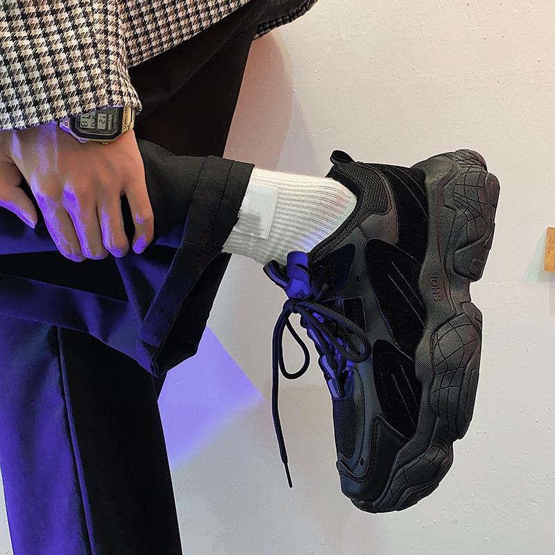 Fashion Number 45 Canvas Shoe Thick Sole Casual Shoes For Men Stripe Sneakers For Men 2025 Trending Summer Sneakers For Men Sho Tennis