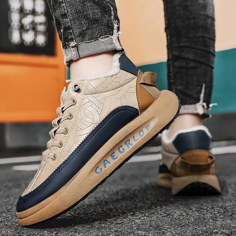 2024 Uomo Autunno Inverno Stivaletti alla Caviglia Western Scarpe da Ginnastica Moda Scarpe da Neve Outdoor Desert Escursionismo Calzature Qualità Dress Oxfords