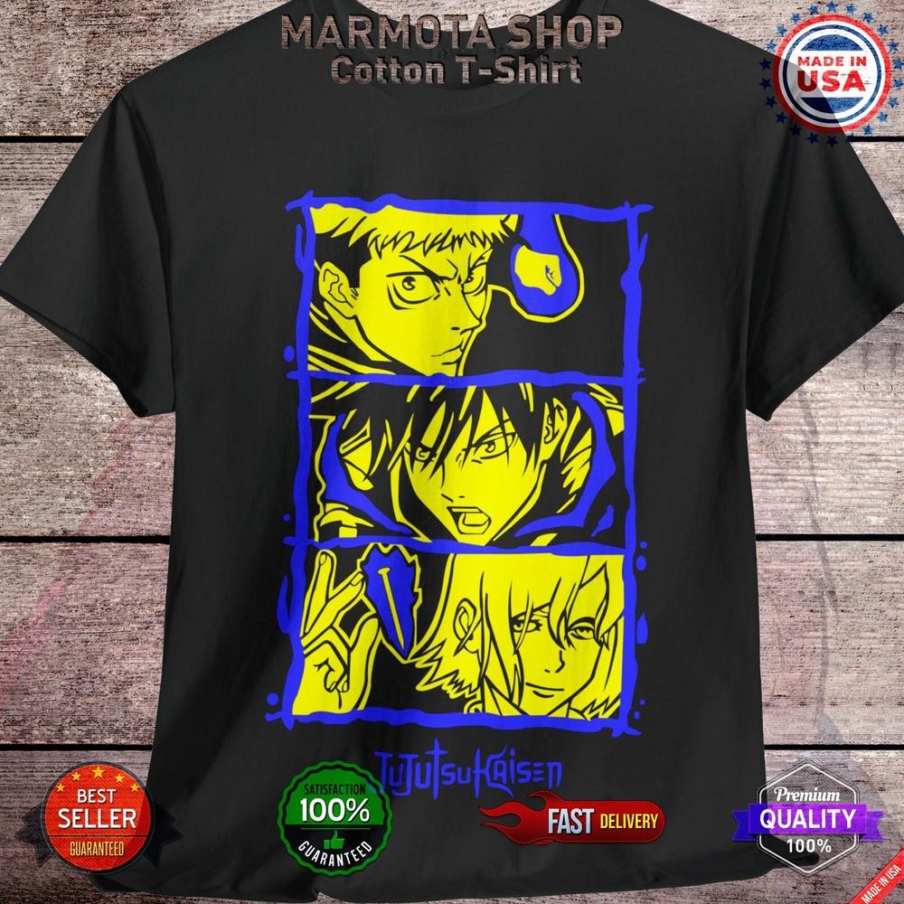 

Gojo Satoru Nobara Itadori Jujutsu Kaisen T-Shirt Anime Japanese Tee Shirt JJK S