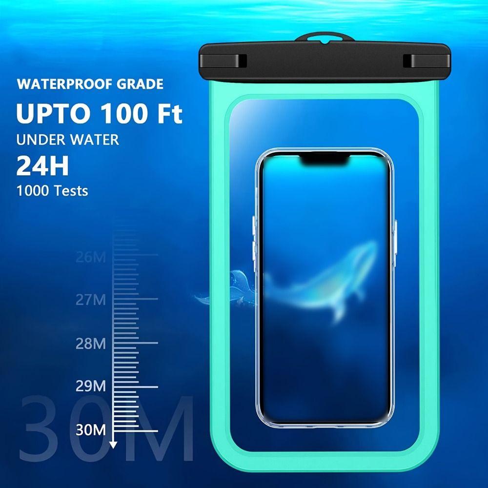 Large Capacity Mobile Phone Bag Touchable Screen Swimming Storage Bag Underwater Dry Bag  Boating