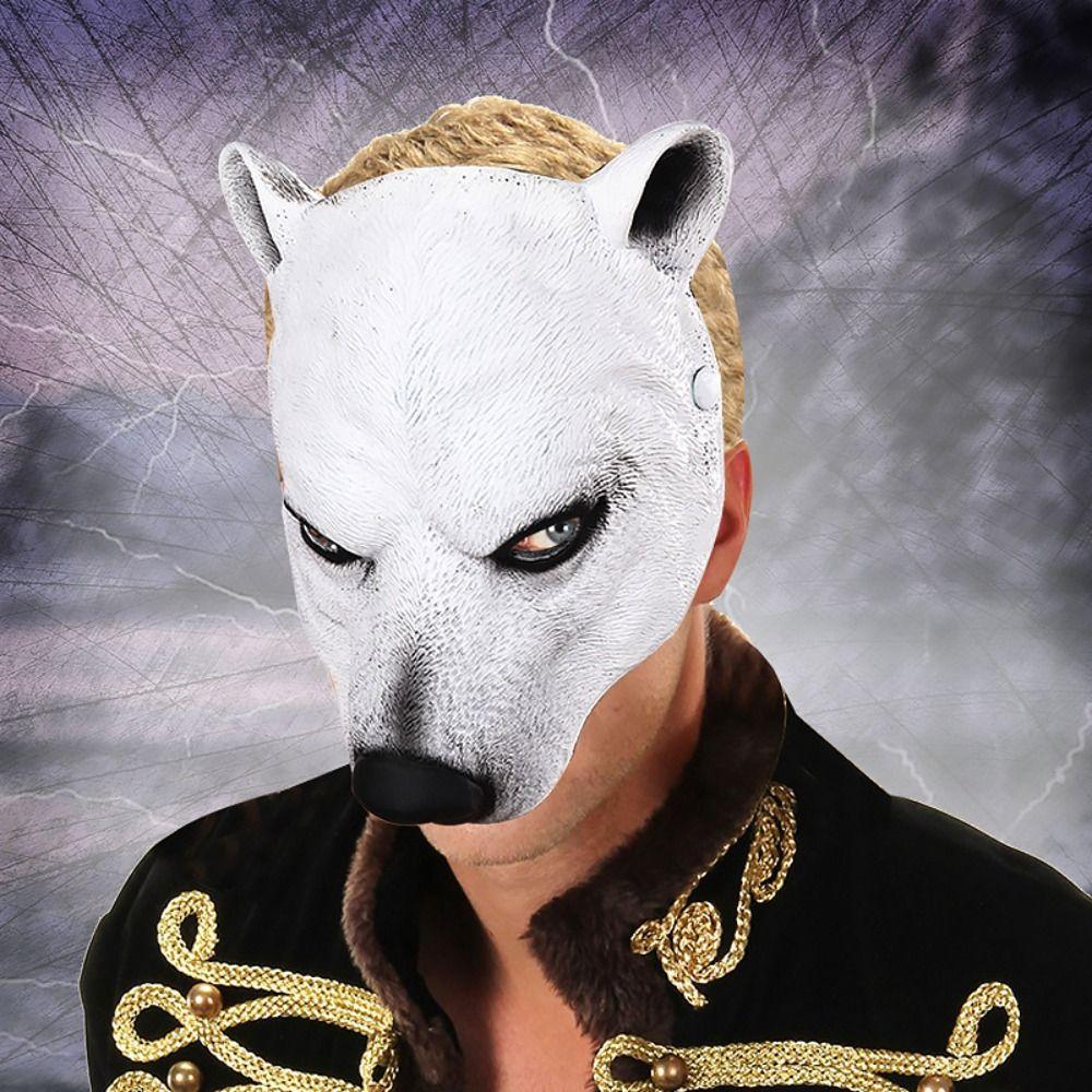 Neuheit Halloween Maske Realistische Tierkopfmaske Kostümzubehör Bärenmaske Festival