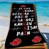 N-Naruto-S A-AkatsukiS Towel Sports Quick Dry Travel Camping Gear Sandproof Soft Light Large Beach Towel