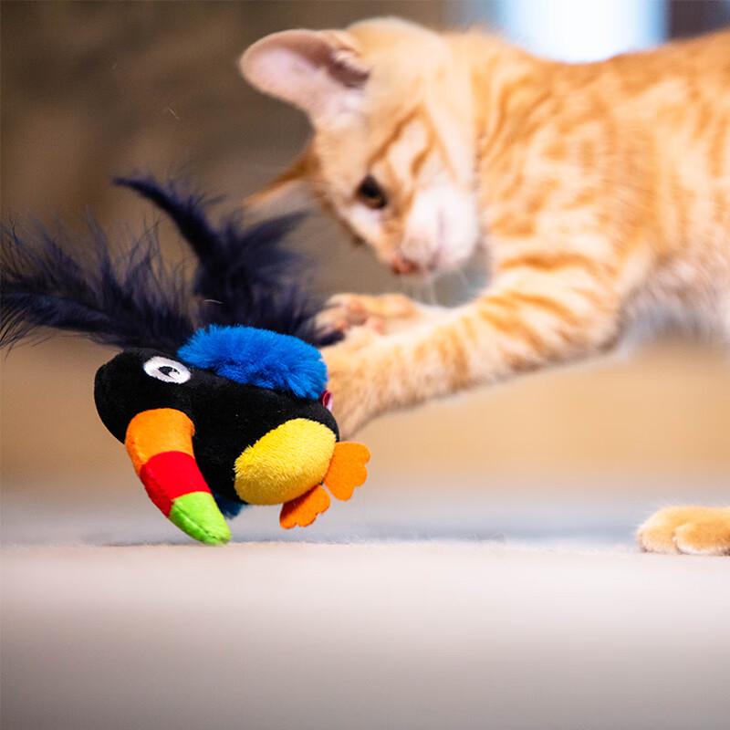 GiGwi Zwitschernder Vogel Katzenspielzeug