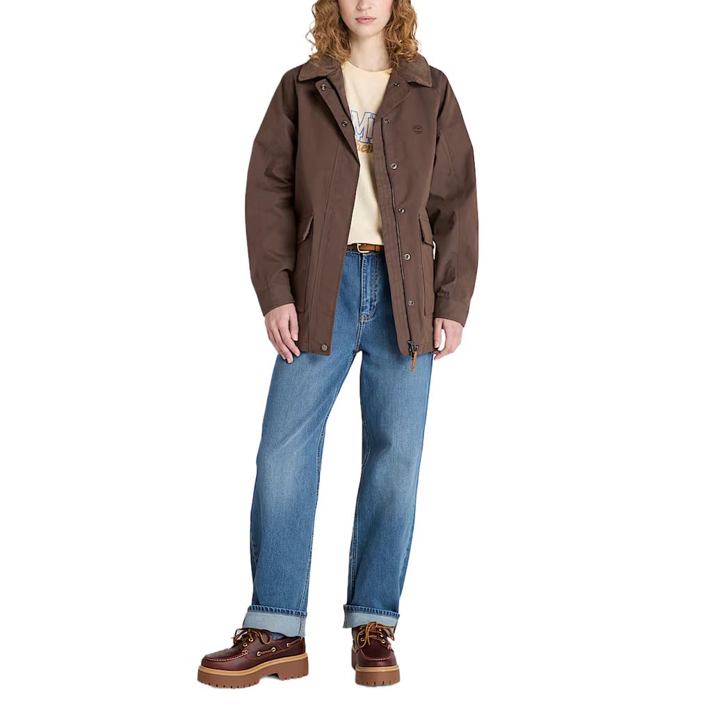 Timberland Wenham Waterproof Barn Coat Skin-Friendly Versatile Waterproof Windproof Coat Women Coats A2QPD-243