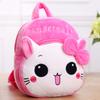 Striped Pink Bunny Cartoon Animal Plush Children Backpack For Toddler Use School