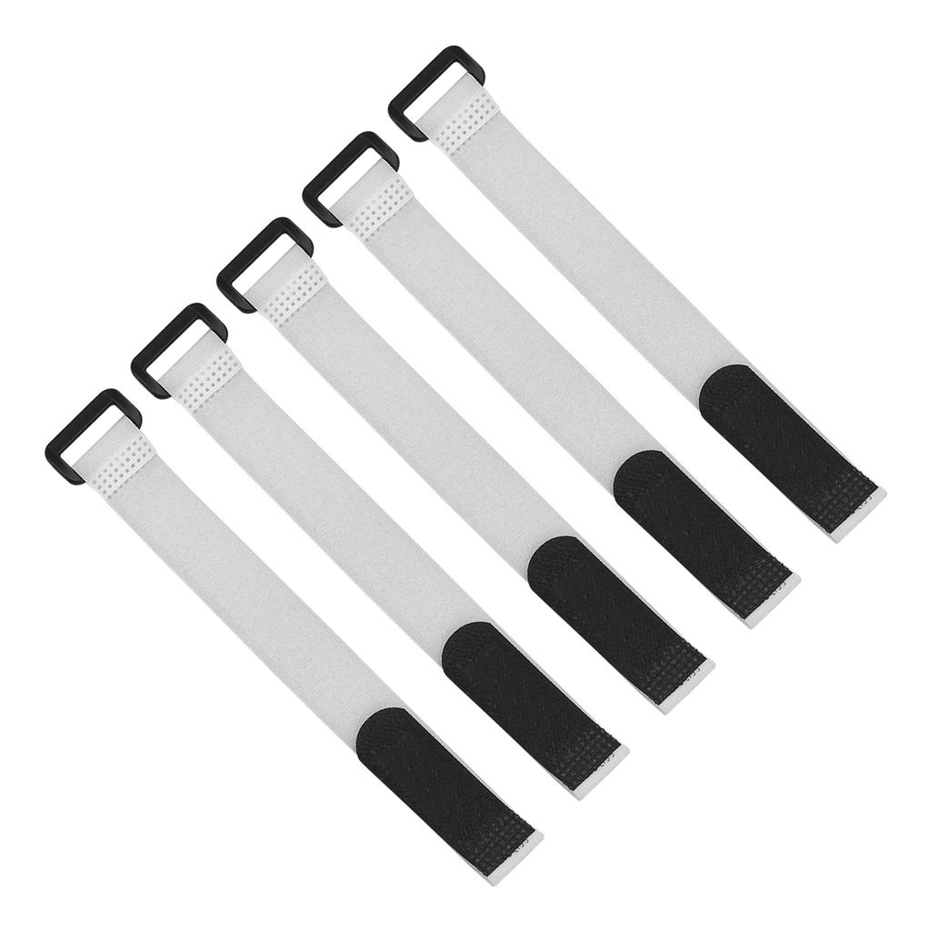 DUUTI 5Pcs 19cm   Handlebar Strap   Nylon Hook   Fixing Tape Adhesive Strap
