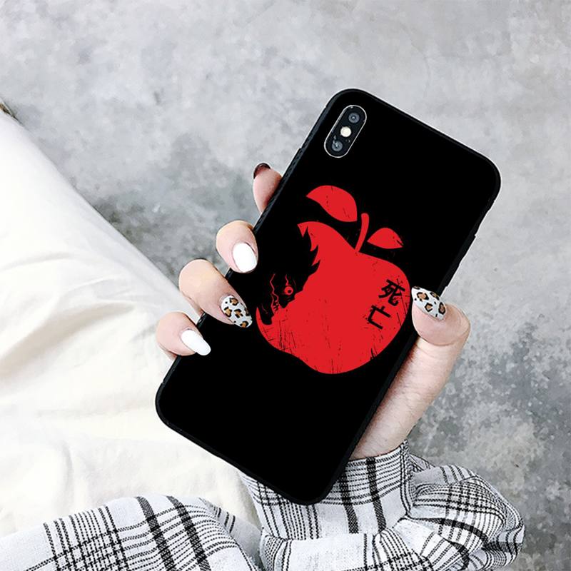 MaiYaCa Anime Manga Death Note Ryuk Phone Case for Iphone 13 11 12 Pro XS MAX 8 7 6 6S Plus X 5S SE 2020 XR Cover