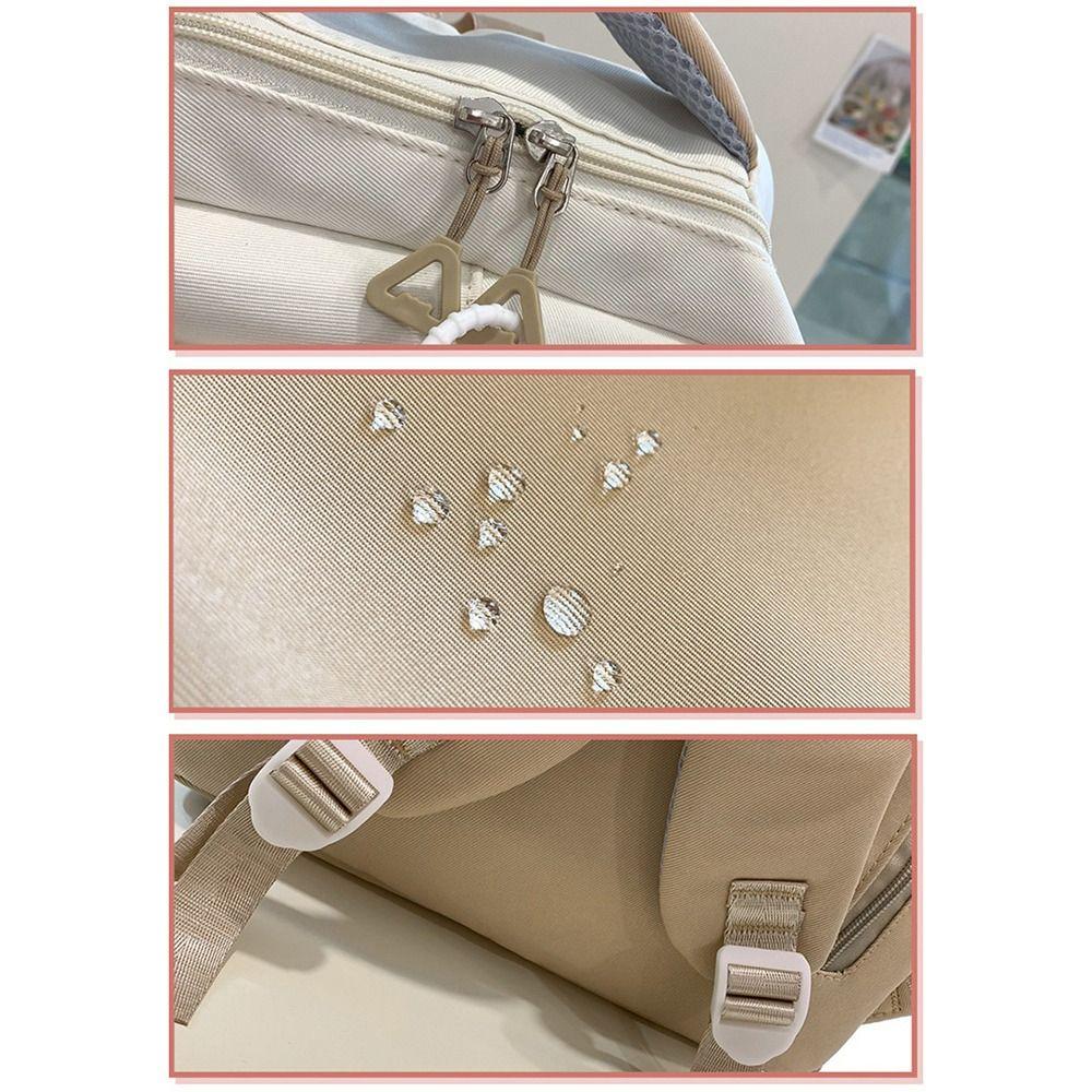 Waterproof College Student Backpack Large Capacity Outdoor Storage Bag Girls' Shoulder Bag Travel