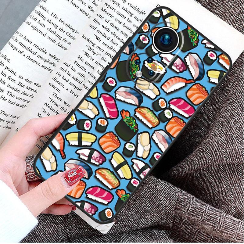 Food Sushi Case For Honor Magic 5 Lite 6 Pro 50 70 90 Honor X8b X9b X6 X7 X8 X9 X6a X7a X8a X9a Cover