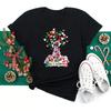 Trendy Casual Christmas Pattern Unisexs Tshirt Unisexs Short Sleeve Kawaii Y2K 90 S Santa Claus Tshirt Unisexs Harajuku