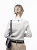 Chaenseseunoi Soft Slim Button Collar Knit - Beige /W243Tp08Be