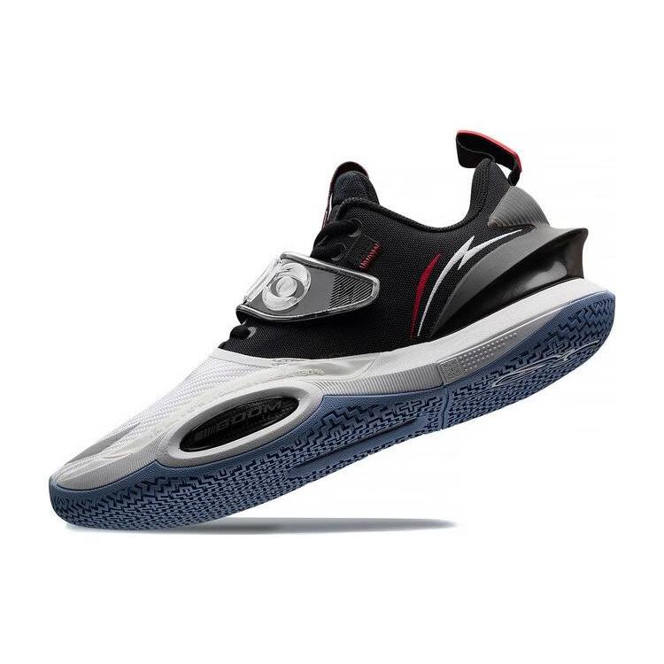 New LiNing All City 10 V2 ' Announcement ' Durable Breathable Low Top Performance Basketball Shoes White Black ABAS059-1