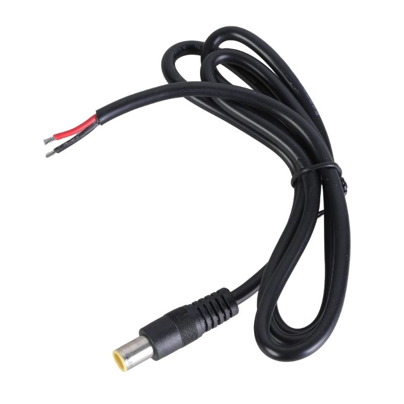 DC7.9x5.5mm Power Pigtails Cable DC7909 7.9x5.5mm Male Plugs Cable with Bare Wire End for Solar Panel Laptop Charger