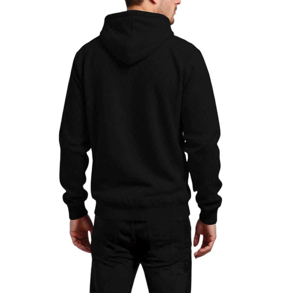 Men's  Loose  Leisure  American Style  Zipper  Multiple Pockets  Hooded Hood  Hoodie