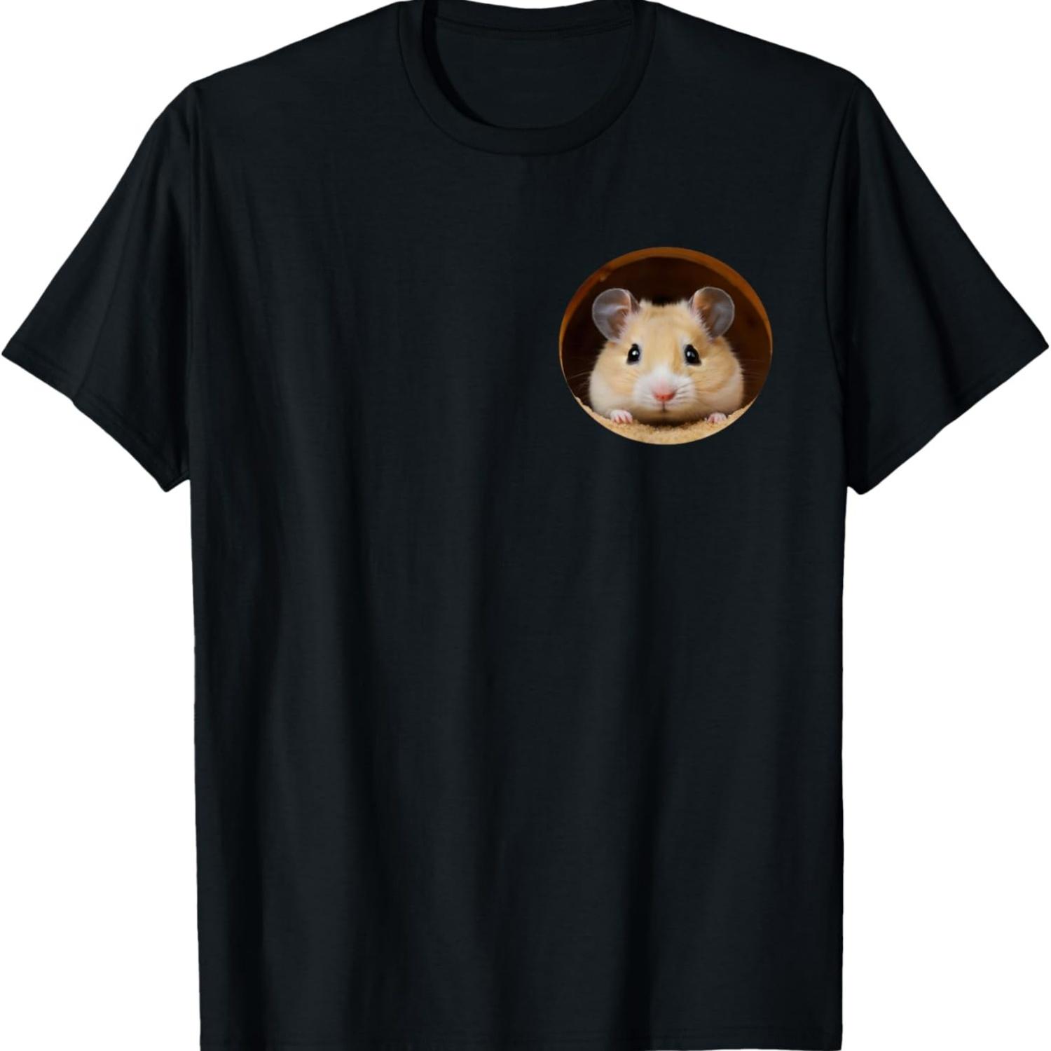 

Cute Hamster Heart T-Shirt S чёрный