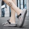 Summer Casual Sandals Shoes Men's All-match Wear-resistant Shoes Fashion Sandals Shoes for Men Men's Beach Baotou Sandals Hollow Breathable Mesh Shoes