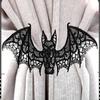 1pc Lace Halloween Bat Ghost Festival Decoration Black Halloween Decoration Accessory For Diy Clothing