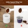 Coffee Tamper PP Reusable Ergonomic Coffee Hammer for Coffee Grounds Pressing Tool