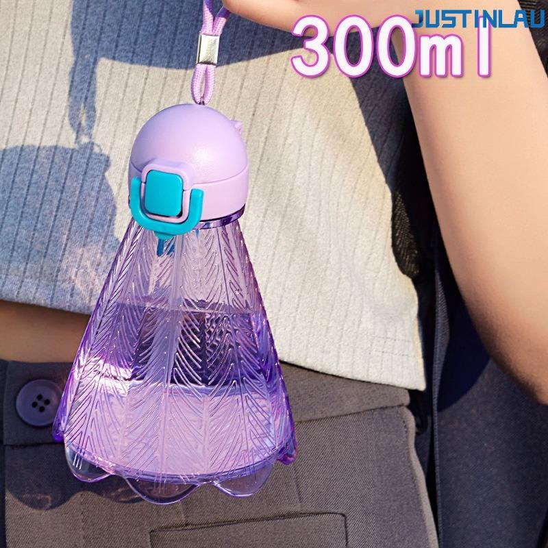 

Creative Badminton Rope Straw Plastic Cup Student Outdoor Fitness Mini Cute Water Cup Clear Cups with Lids and Straws фиолетовый