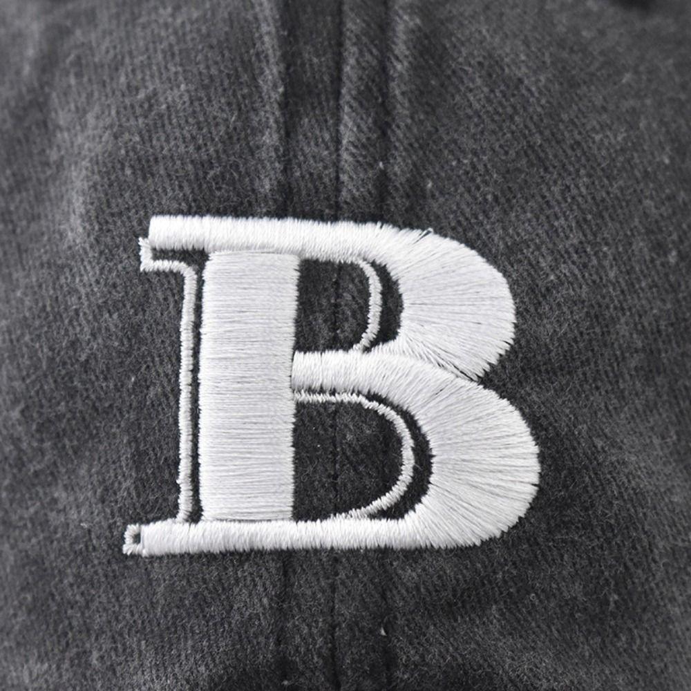 Vintage Denim Baseball Cap Cotton Dad Tucker Hat Adjustable Peaked Hats  for Men Women