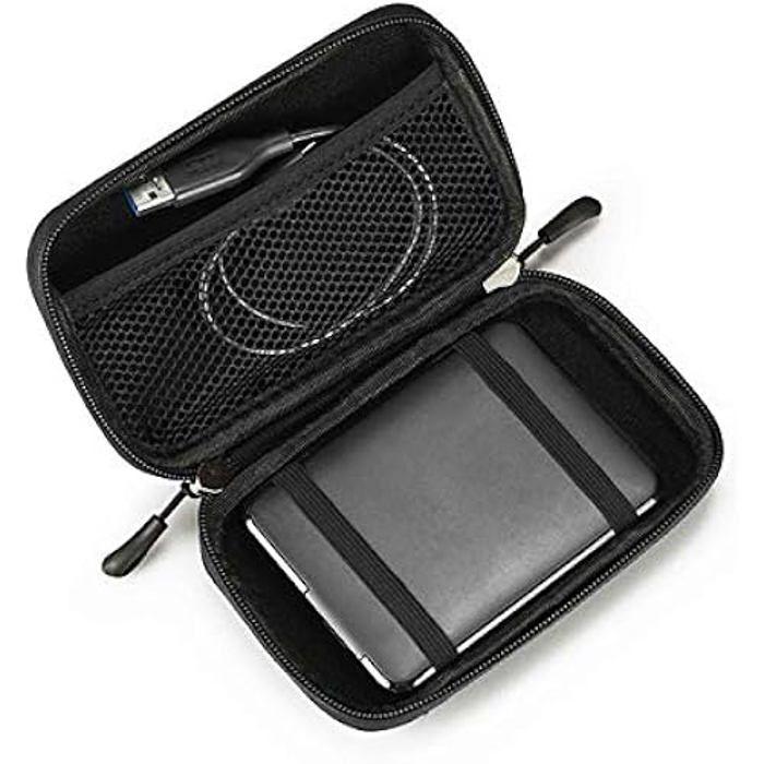 HDD Business Case 2,5" - SUBBLIM - Noir - Double poignée - Intérieur renforcé - Robuste et léger
