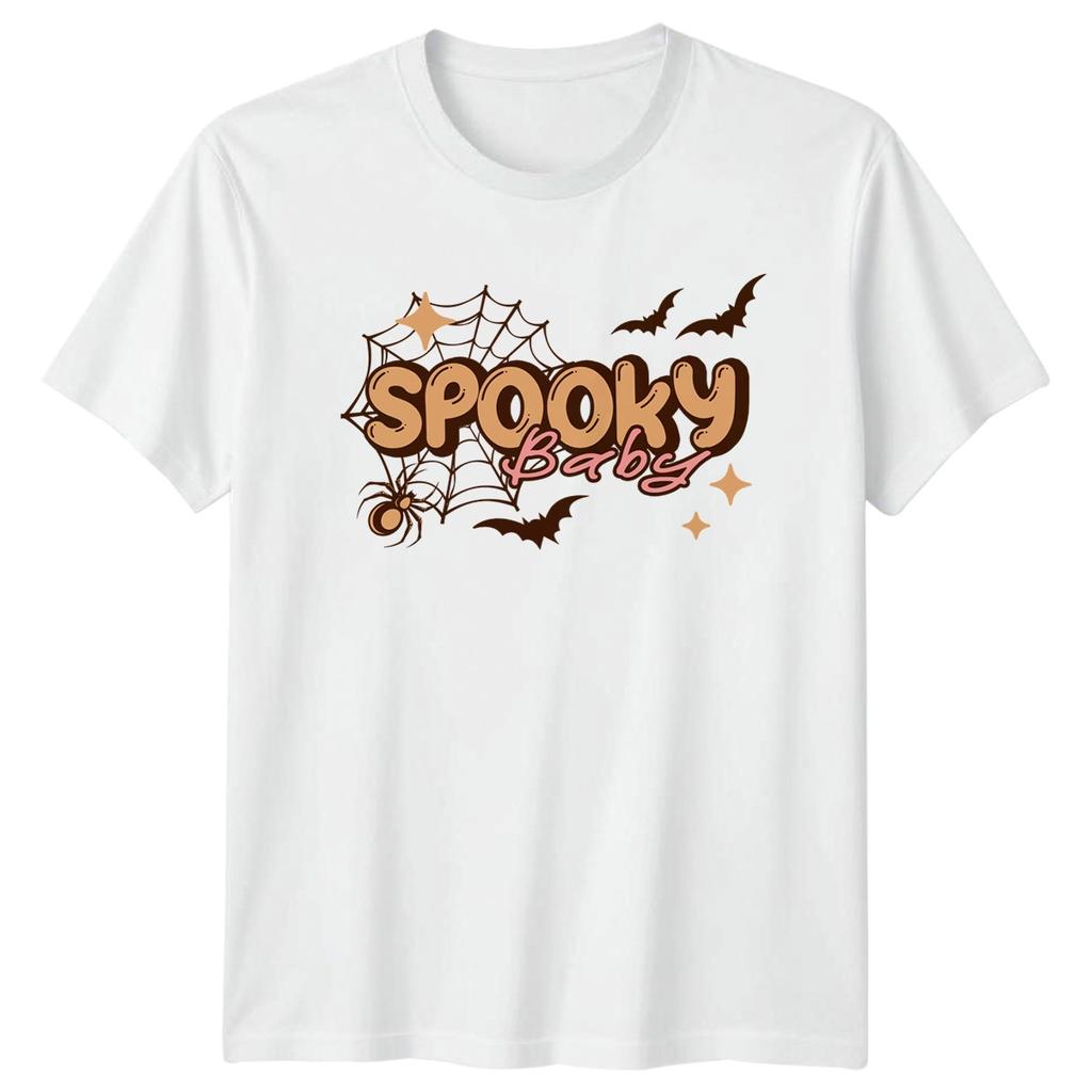 Spooky Baby Unisexs TShirt Cute Retro Halloween Halloween Gift For Her