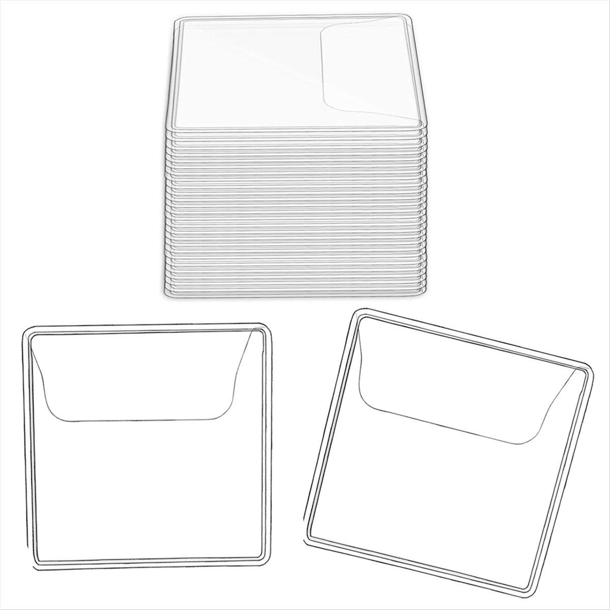 

2025+ 150Pcs Single Pocket Coin Flip Coin Sleeves Holders Clear PVC Coin Protectors Plastic Coin Holders (2.2 X 2 Inch Square) China Mainland