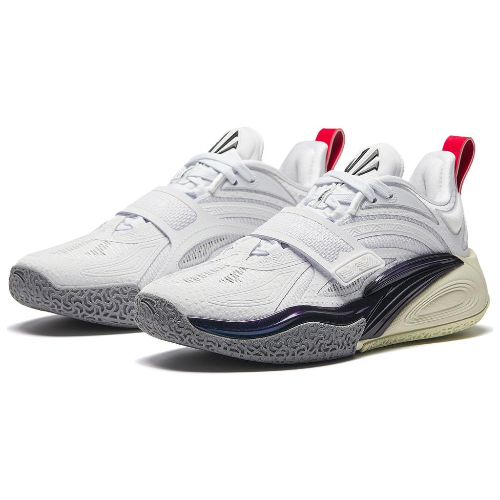 New Anta KAI 1 KAI 1 'TAIJI' Nitrogen Technology Low Top Basketball Shoes Unisex White Black Red 112441113-12