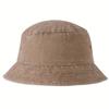 1pc 5 Color Sunshade Fisherman Hat Wide Brim Washed Denim Outdoor Sun Hat Flat Hat Suitable for Fishing Hiking Beach Sports