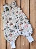 Baby sleeping bag with legs, all year round, 1 TOG, size S