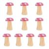 10Pcs Resin Mushrooms for Garden and Home Decoration Ornaments for Cake Decorating Ornaments