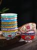 Jingdezhen Ceramic Rice Bowl: High-Foot, Enamel Color, Longevity Design