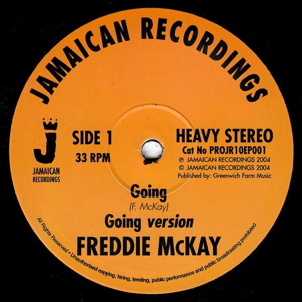 

10inch Record FREDDIE MCKAY / RONNIE DAVIS - Going / Tonight PROJR10EP001 JAMAICAN RECORD 2004 UK Reggae, Ska & Dub Used