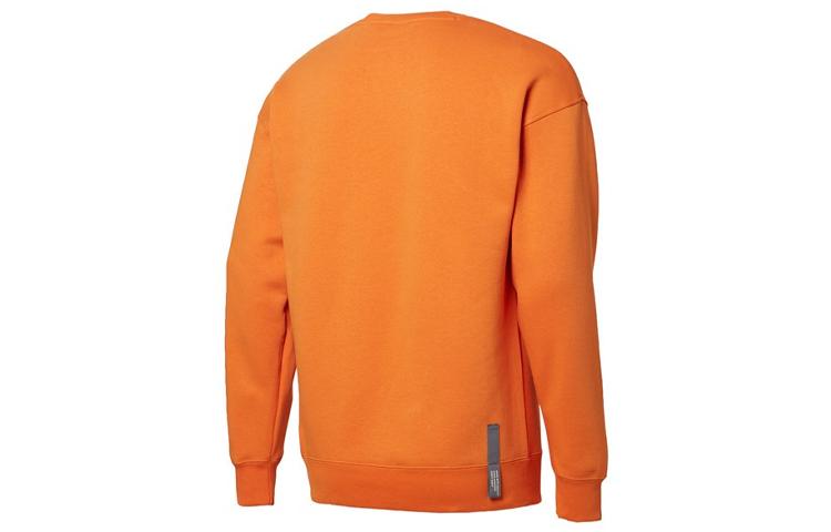 Men's PUMA Sweatshirts Men's Orange Crew Neck Moderate Regular